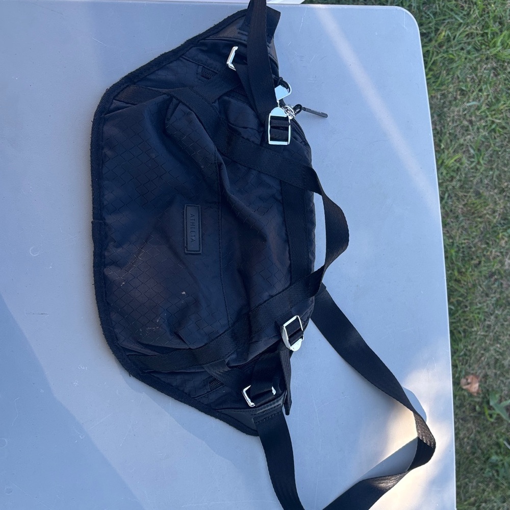 Athleta Black Belt Bag for Men